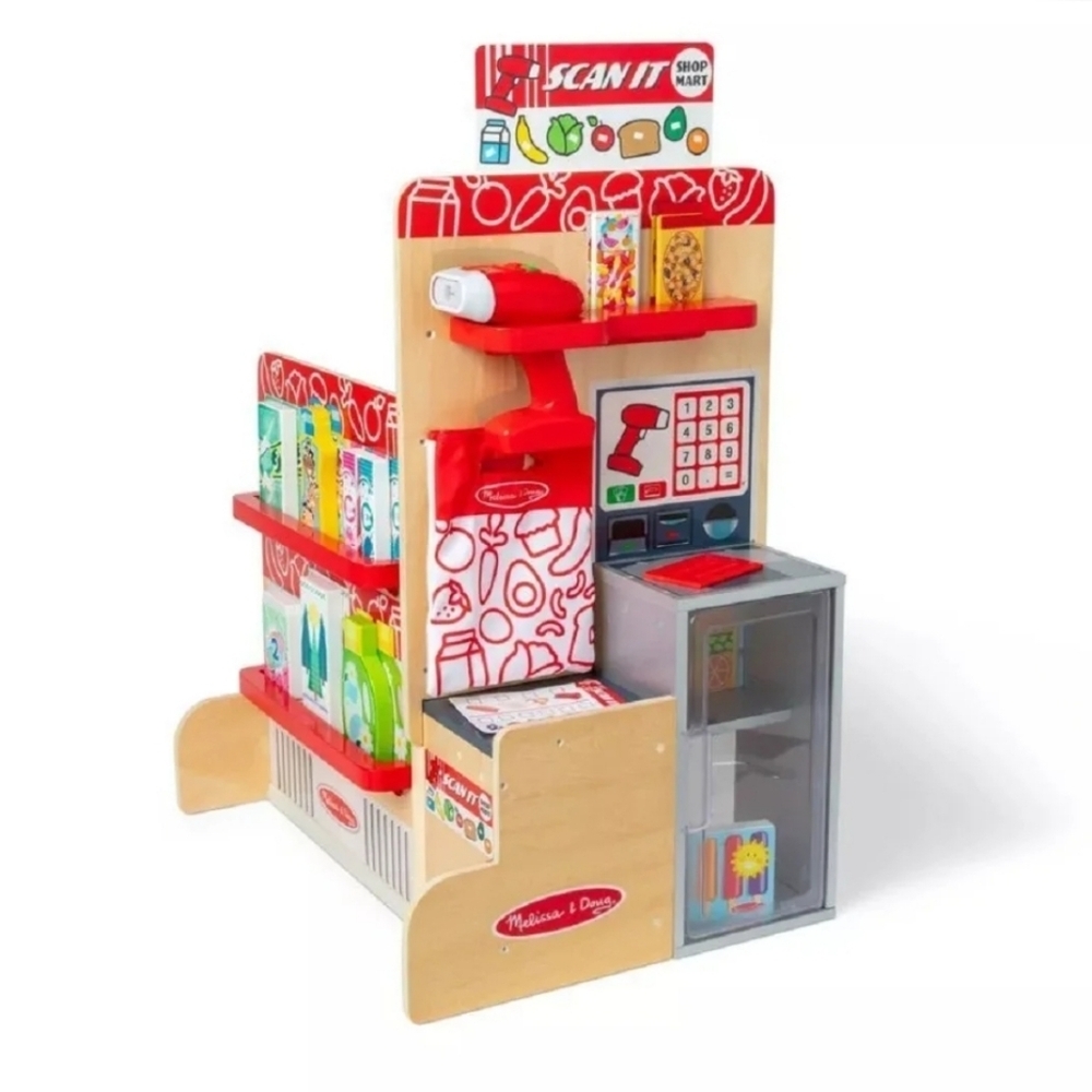 Melissa & Doug Wooden Scan It! Shop Mart Play Set - Picture 2 of 6